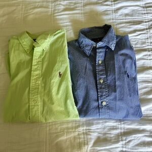 2 Mens Ralph Lauren Button Ups